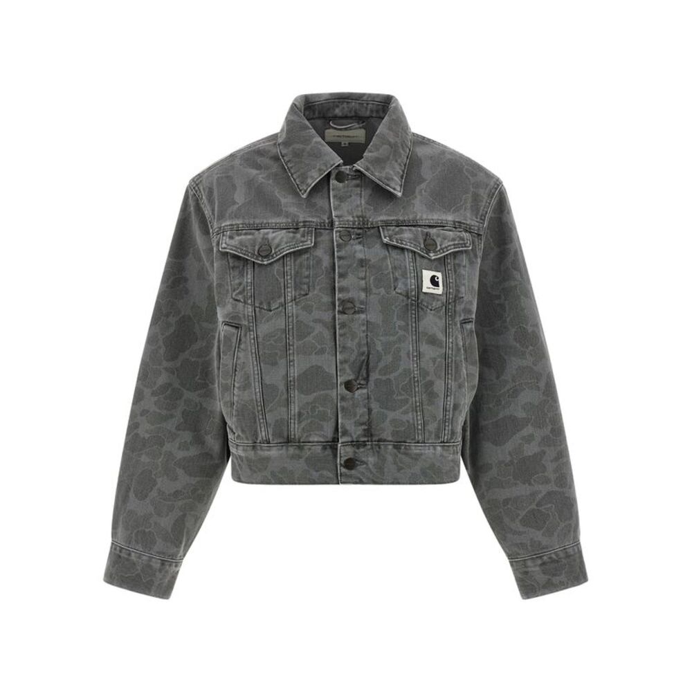 Carhartt Wip Gray Organic Cotton Denim Women's Jacket